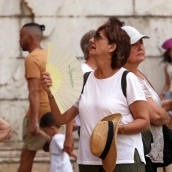 España afronta otro lunes de calor extremo con hasta 38 grados mientras una DANA deja tormentas fuertes en el noroeste (Europapress)