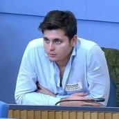 El polémico Vito Quiles en la sala de prensa del Congreso. Europa Press