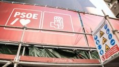 Fachada sede PSOE. Diego Radamés / Europa Press