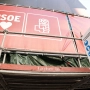 Fachada sede PSOE. Diego Radamés / Europa Press