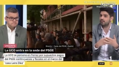 Hugo Pereira considera "muy grave" la entrada de la UCO en Ferraz pero denuncia los "bulos" de PP y Vox en 'Mañaneros 360': "No se está investigando al PSOE por financiación ilegal"