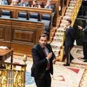 El ministro de Transportes, Óscar Puente.  Isa Saiz / Europa Press