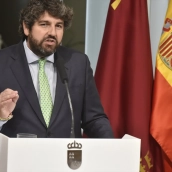 El presidente de Murcia, Fernando López Miras (DIMA/Europa Press)