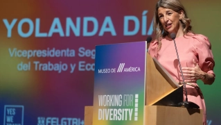 Yolanda Díaz, este jueves (Eduardo Parra/Europa Press)