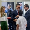 El presidente del Gobierno, Pedro Sánchez, la vicepresidenta tercera y ministra para la Transición Ecológica y Reto Demográfico, Sara Aagesen, la ministra de Vivienda, Isabel Rodríguez, y el ministro de Transportes, Óscar Puente. Ricardo Rubio / Europa Press