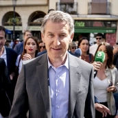 El presidente del Partido Popular, Alberto Núñez Feijóo. A. Pérez Meca / Europa Press