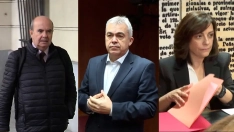 Gaspar Zarrías, Cerdán y Ana María Fuentes (Europa Press)