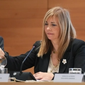 La presidenta del Tribunal Supremo y del Consejo Consejo General del Poder Judicial, Isabel Perelló. Álvaro Ballesteros / Europa Press