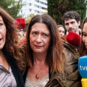 Leire Díez a su llegada a los juzgados de Plaza de Castilla. Matias Chiofalo / Europa Press