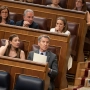 El presidente del PP, Alberto Núñez Feijóo, y la portavoz del PP en el Congreso, Ester Muñoz. Isa Saiz / Europa Press