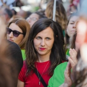 EuropaPress 7538630 secretaria general podemos ione belarra concentracion frente les corts
