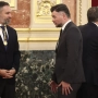 El presidente de Vox, Santiago Abascal, y el portavoz de ERC en el Congreso, Gabriel Rufián. Eduardo Parra / Europa Press
