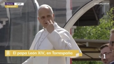 "Yo os veo": el papa León XIV sorprende en Torrespaña y se declara espectador de RTVE