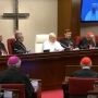 El Papa León XIV con los obispos (Europa Press)
