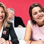 Yolanda Díaz y la exsecretaria de Organización de Sumar, Laura Moreno. (Movimiento Sumar)