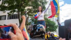 La líder opositora venezolana, María Corina Machado