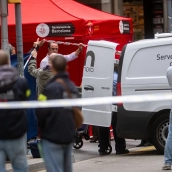 Zona acordonada por los Mossos d'Esquadra donde ha tenido lugar el suceso, a 10 de junio de 2026, en Barcelona. Lorena Sopêna / Europa Press Zona acordonada por los Mossos d'Esquadra donde ha tenido lugar el suceso, a 10 de junio de 2026, en Barcelona. Lorena Sopêna / Europa Press
