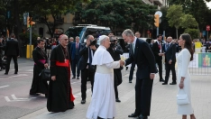 El Rey y el papa León XIV (Europa Press)