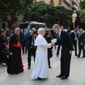 El Rey y el papa León XIV (Europa Press)