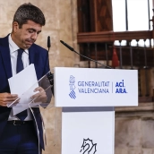 El presidente de la Generalitat valenciana, Carlos Mazón.