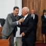 Juanma Moreno y Jesús Aguirre (María José López/Europa Press)