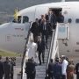 El papa descendiendo tras la avería (Eloísa Pérez/Europa Press)