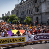 Cientos de personas durante la II Marcha Republicana, a 14 de junio de 2025. Diego Radamés / Europa Press Cientos de personas durante la II Marcha Republicana, a 14 de junio de 2025. Diego Radamés / Europa Press