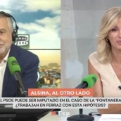 Carlos Alsina y Susanna Griso, en 'Espejo Público', ven "lógico" que el PSOE pueda dar explicaciones en sede judicial por el caso de las supuestas cloacas