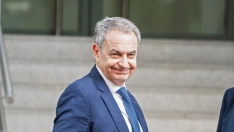 El expresidente del Gobierno José Luis Rodríguez Zapatero a su llegada a la Audiencia Nacional. César Vallejo Rodríguez / Europa Press