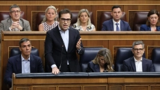 El vicepresidente del Gobierno Carlos Cuerpo en el Congreso de los Diputados