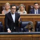 El vicepresidente del Gobierno Carlos Cuerpo en el Congreso de los Diputados