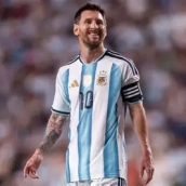 El futbolista Leo Messi en el partido de ayer. (Fuente: GQ)