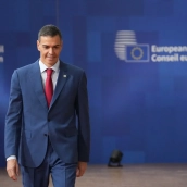 El presidente del Gobierno, Pedro Sánchez, a su llegada a la reunión del Consejo Europeo en Bruselas. Ana López García / Europa Press