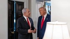El primer ministro de Israel, Benjamin Netanyahu, junto al presidente de Estados Unidos, Donald Trump, en una visita a la Casa Blanca. Imagen: White House
