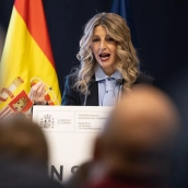 La vicepresidenta segunda del Gobierno, Yolanda Díaz