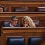 El portavoz del PSOE en el Congreso, Patxi López, y la portavoz de la Comisión Ejecutiva Federal (CEF) del PSOE, Montse Mínguez.Matias Chiofalo / Europa Press