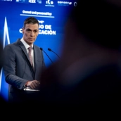 Pedro Sánchez, el presidente del Gobierno de España.
