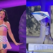 Katy Perry provoca la euforia en 'O Son do Camiño' ondeando las banderas de España y Galicia en un espectáculo de pop, locura y fantasía