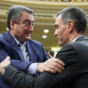 Aitor Esteban y Pedro Sánchez (Jesús Hellín/Europa Press)