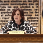 La fiscal general del Estado, Teresa Peramato Martín, comparece ante la Comisión de Justicia del Senado. Eduardo Parra / Europa Press