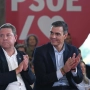 Page y Sánchez, en un acto del PSOE