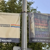 Carteles para el Orgullo 2026 de la ciudad de Madrid. Imagen de X (@ReyesMaroto)