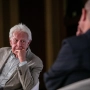 El expresidente del Gobierno de España, Felipe González, durante un encuentro institucional y político con el presidente de Castilla-La Mancha, Emiliano García-Page en Toledo. Juanma Jiménez / Europa Press