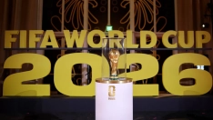 Letrero de la Copa del Mundo 2026 con el trofeo. (Fuente: EstadioDeportivo).