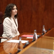 La presidenta de la Comunidad de Madrid Isabel Díaz Ayuso. Eduardo Parra/Europa Press.