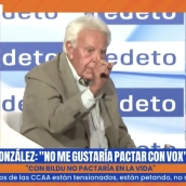 Javier Aroca arremete contra Felipe González en 'Malas Lenguas' por sus declaraciones sobre las siglas LGTBI y migración: "Socialismo caoba de reservado, puro y copa"