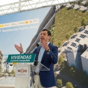 El presidente de Andalucía Juanma Moreno. Gogo Lobato/Europa Press.