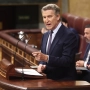 El presidente del PP, Alberto Núñez Feijóo, ayer el Congreso de los Diputados. Eduardo Parra / Europa Press