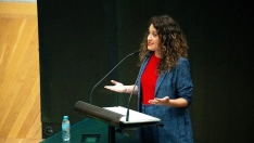 La portavoz adjunta del PSOE en el Ayuntamiento de Madrid, Enma López. Gabriel Luengas / Europa Press