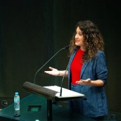La portavoz adjunta del PSOE en el Ayuntamiento de Madrid, Enma López. Gabriel Luengas / Europa Press